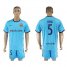 Barcelona #5 Sergio Away Soccer Club Jersey