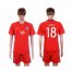 Chile #18 Jara Home Soccer Country Jersey