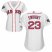 Boston Red Sox #23 Blake Swihart White Home 2018 World Series Womens Stitched MLB Jersey