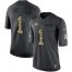 Nike Kansas City Chiefs #1 Leon Sandcastle Black Mens Stitched NFL Limited 2016 Salute to Service Jersey