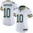 Nike Green Bay Packers #10 Darrius Shepherd White Womens Stitched NFL Vapor Untouchable Limited Jersey