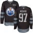 Adidas Edmonton Oilers #97 Connor McDavid Black 1917-2017 100th Anniversary Stitched NHL Jersey