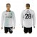 Liverpool #28 INGS Away Long Sleeves Soccer Club Jersey