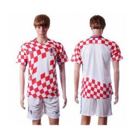 Croatia Blank Home Soccer Country Jersey