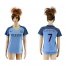 Womens Manchester City #7 Sterling Home Soccer Club Jersey
