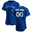 Toronto Blue Jays Custom Mens Nike Royal Alternate 2020 Authentic Player MLB Jersey