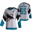 San Jose Sharks #65 Erik Karlsson Grey Mens Adidas 2020-21 Reverse Retro Alternate NHL Jersey