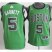 Boston Celtics 5 Kevin Garnett Green Revolution 30 Swingman NBA Jerseys Black Number Cheap