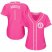 Texas Rangers #1 Elvis Andrus Pink Fashion Womens Stitched MLB Jersey