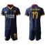Roma #17 Cengiz Under Third Soccer Club Jersey