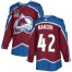 Adidas Colorado Avalanche #42 Josh Manson Burgundy Youth 2022 Stanley Cup Champions Burgundy Home Authentic Stitched NHL Jersey Youth