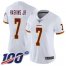 Nike Washington Football Team #7 Dwayne Haskins Jr White Womens Stitched NFL 100th Season Vapor Limited Jersey