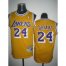 Los Angeles Lakers 24 Bryant yellow SWINGMAN jerseys Cheap