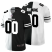 Washington Redskins Custom Mens Black V White Peace Split Nike Vapor Untouchable Limited NFL Jersey