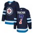 Adidas Winnipeg Jets #7 Keith Tkachuk Navy Blue Home Authentic USA Flag Stitched NHL Jersey
