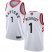 Raptors #1 Tracy Mcgrady White 2019 Finals Bound Basketball Swingman Association Edition Jersey