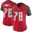 Nike Tampa Bay Buccaneers #78 Tristan Wirfs Red Team Color Womens Stitched NFL Vapor Untouchable Limited Jersey