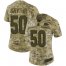 Nike Kansas City Chiefs #50 Willie Gay Jr. Camo Womens Super Bowl LV Bound Stitched NFL Limited 2018 Salute To Service Jersey