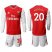 Arsenal #20 Mustafi Red Home Long Sleeves Soccer Club Jersey