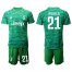 Juventus #21 Pinsoglio Green Goalkeeper Soccer Club Jersey