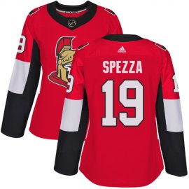 Adidas Ottawa Senators #19 Jason Spezza Red Home Authentic Womens Stitched NHL Jersey