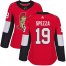 Adidas Ottawa Senators #19 Jason Spezza Red Home Authentic Womens Stitched NHL Jersey
