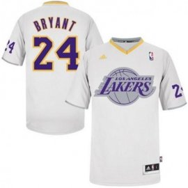 Los Angeles Lakers 24 Kobe Bryant White Revolution 30 Swingman NBA Jersey Christmas Style Cheap