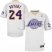 Los Angeles Lakers 24 Kobe Bryant White Revolution 30 Swingman NBA Jersey Christmas Style Cheap