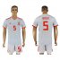 Spain #5 Sergio Away Soccer Country Jersey