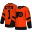 Adidas Philadelphia Flyers #1 Bernie Parent Orange Authentic 2019 Stadium Series Womens Stitched NHL Jersey