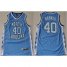 North Carolina Tar Heels Harrison Barnes #40 Light Blue College Basketball Jersey Cheap
