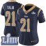 Nike Los Angeles Rams #21 Aqib Talib Navy Blue Team Color Super Bowl LIII Bound Womens Stitched NFL Vapor Untouchable Limited Jersey