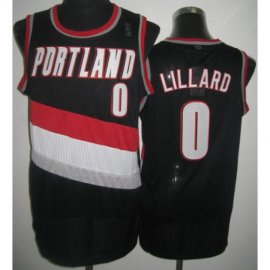 Portland Trail Blazers 0 Damian Lillard Black Revolution 30 NBA Jersey Cheap