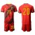 Belgium #20 Benteke Red Home Soccer Country Jersey