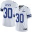 Nike Dallas Cowboys #30 Anthony Brown White Mens Stitched With Established In 1960 Patch NFL Vapor Untouchable Limited Jersey