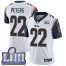 Nike Los Angeles Rams #22 Marcus Peters White Super Bowl LIII Bound Youth Stitched NFL Vapor Untouchable Limited Jersey