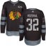 Adidas Chicago Blackhawks #32 Michal Rozsival Black 1917-2017 100th Anniversary Stitched NHL Jersey