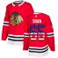 Adidas Chicago Blackhawks #65 Andrew Shaw Red Home Authentic USA Flag Stitched NHL Jersey
