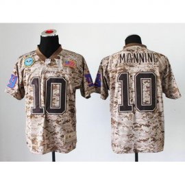 Nike New York Giants #10 Eli Manning Camo Mens Stitched NFL New Elite USMC Jersey
