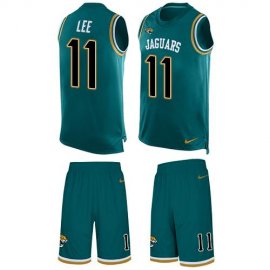 Nike Jacksonville Jaguars #11 Marqise Lee Teal Green Alternate Mens Stitched NFL Limited Tank Top Suit Jersey