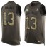Nike Miami Dolphins #13 Dan Marino Green Mens Stitched NFL Limited Salute To Service Tank Top Jersey