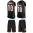 Nike Cincinnati Bengals #10 Kevin Huber Black Team Color Mens Stitched NFL Limited Tank Top Suit Jersey