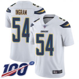 Nike Los Angeles Chargers #54 Melvin Ingram White Mens Stitched NFL 100th Season Vapor Limited Jersey