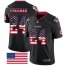 Nike Atlanta Falcons #24 Devonta Freeman Black Mens Stitched NFL Limited Rush USA Flag Jersey