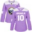 Adidas Buffalo Sabres #10 Henri Jokiharju Purple Authentic Fights Cancer Womens Stitched NHL Jersey