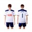 Tottenham Hotspur #1 LLORIS White Home Soccer Club Jersey