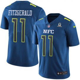 Nike Arizona Cardinals #11 Larry Fitzgerald Navy Youth Stitched NFL Limited NFC 2017 Pro Bowl Jersey