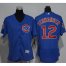 Chicago Cubs #12 Kyle Schwarber Blue Flexbase Authentic Womens Stitched MLB Jersey