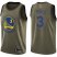Nike Golden State Warriors #3 Jordan Poole Green 2022 NBA Finals Swingman Salute to Service Jersey Mens