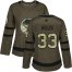 Adidas Buffalo Sabres #33 Colin Miller Green Salute to Service Womens Stitched NHL Jersey